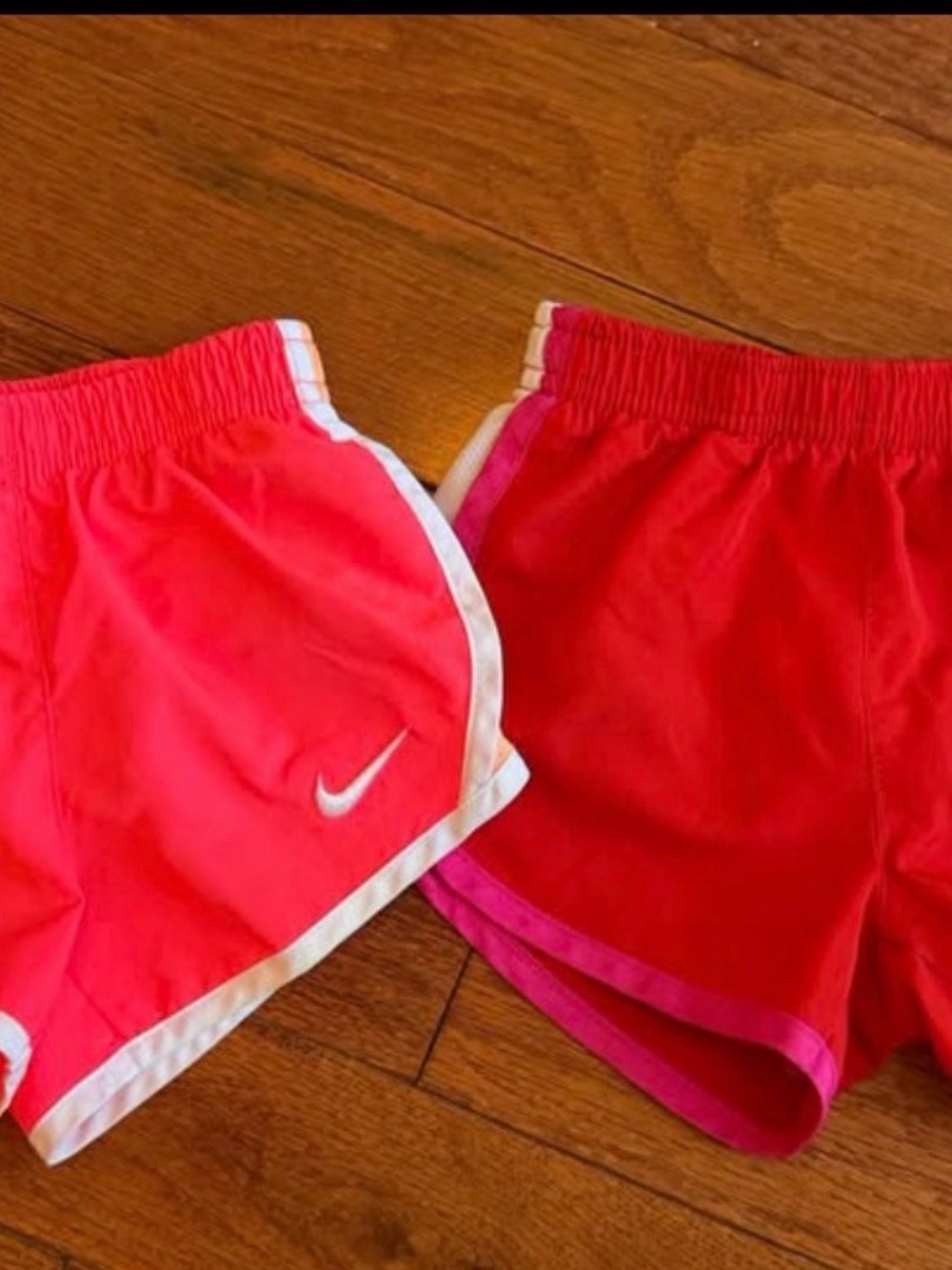 Nike Girls' Pink Athletic Shorts - Lightweight Performance